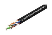 Nätverkskabel - Lanview bulk cable - 305 m - black - Svart - 305m - LVN122149