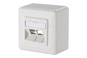 Nätverks tillbehör - METZ Connect network surface mount box - 130B20D20002KE