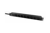 Strömkabel (extern) - Lanview - power distribution strip - 16A - 4000 Watt - LVR-3MSCH-SPD-SCH8