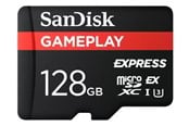 Flashram & USB Flash Drives - SANDISK GamePlay microSD Express - 880MB/s - 128GB - SDSQXFN-128G-GN6GN