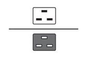 Strömkabel (intern) - MicroConnect - power cable - IEC 60320 C20 to IEC 60320 C19 - 3 m - PE2019B3