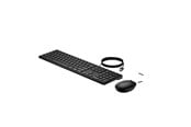 Tangentbord - HP Desktop 320MK - Tastatur & Mus set - Italiensk - Svart - 9SR36UT#ABZ