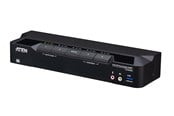 KVM switch - ATEN CS1944DPA 4-Port USB 3.0 8K DisplayPort Dual-Display KVMP Switch (Cables included) - CS1944DPA