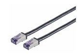 Nätverkskabel - Lanview patch cable - 30 m - black - Svart - LVN-CAT6A-FLEX-30M
