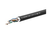 Nätverkskabel - Lanview bulk cable - 305 m - black - Svart - 305m - LVN-CAT6PE-FUTP-305M