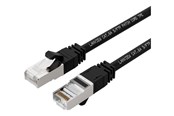 Nätverkskabel - Lanview SmartClick network cable - 7.5 m - black - Svart - LV-SFTP6A075B