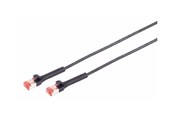 Nätverkskabel - Lanview Flex-Angle patch cable - 10 m - black - Svart - 10m - LV-6AFTP-FLEX-ANG-10B