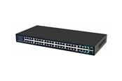 Switch - Lanview - switch - 48 ports - unmanaged - rack-mountable - LVN-1UMOUNT-48PORT-2SFP-1G