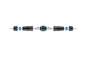 Nätverkskabel - Lanview network coupler - Svart - LVN-IP68-STP-CAT6A-COUPLER