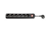 Strömkabel (extern) - MicroConnect - power strip - on/off switch - MC-GRU00615BS