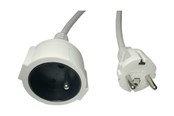 Strömkabel (extern) - MicroConnect - power extension cable - Type F/E to Type E - 3 m - MC-PE0300FRW