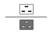 Strömkabel (intern) - MicroConnect - power cable - IEC 60320 C20 to IEC 60320 C19 - 3 m - PE2019R3