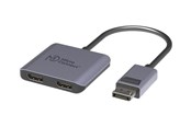 Video Switch - MicroConnect - video splitter - MST hub - 2 ports - MC-DP-2XDP