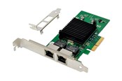 Nätverkskort (adaptrar osv.) - MicroConnect - network adapter - PCIe 2.0 x4 - Gigabit Ethernet x 2 - MC-PCIEX4-82576-D