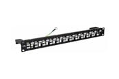 Nätverks tillbehör - Lanview by Logon blank keystone patch panel - 1U - 10" - unequipped - LKS675BL
