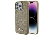 Mobile - Covers & Cases - GUESS Disco Metal Script case for iPhone 15 Pro Max - gold - 3666339173609