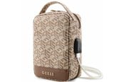 Väskor - GUESS GUHBHGCFSEW Organizer bag - brown GCube Stripe - 3666339120269