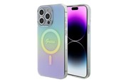 Mobile - Covers & Cases - GUESS GUHMP15XHITSQ iPhone 15 Pro Max turquoise/turquoise hardcase IML Iridescent MagSafe - 3666339154950