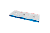 Chassi fläkt - Lian Li UNI FAN TL FLEX 120 (3-pack) with controller - Chassi fläkt - 120mm - Vit med RGB LED - 33 dBA - 12TL1F3W