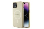 Mobile - Covers & Cases - GUESS GUHMP15MPSAHMCB iPhone 15 Plus 6.7" gold/gold hardcase Saffiano MagSafe - 3666339156053