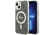 Mobile - Covers & Cases - GUESS IML 4G MagSafe iPhone 15 Plus Case - Brown - 3666339194598