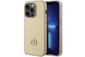 Mobile - Covers & Cases - GUESS GUHCP15LPS4DGPD iPhone 15 Pro 6.1" gold/gold hardcase Strass Metal Logo - 3666339151027
