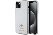 Mobile - Covers & Cases - GUESS GUHCP15MPS4DGPS iPhone 15 Plus 6.7" silver/silver hardcase Strass Metal Logo - 3666339151157