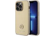 Mobile - Covers & Cases - GUESS GUHCP15XPS4DGPD iPhone 15 Pro Max 6.7" gold/gold hardcase Strass Metal Logo - 3666339151034