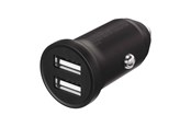 Mobile - Adapters & Chargers - X2O 2x12W Dual Car Charger USB-A/A - Black - SC239005