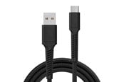 USB-kabel - X2O Longlife 60W USB-A/C cable 1M - Black - A12-191-0004 1M BLACK