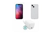 Andra mobiltillbehör - eSTUFF - accessory kit for mobile phone - charger cover glass - ES-KIT-IPH14
