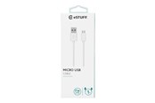 USB-kabel - eSTUFF - USB cable - Micro-USB Type A to USB - 1 m - ES603007