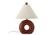 Lampor - Bloomingville Panja Bordslampa, Röd, Stengods - 82063208