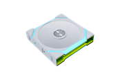 Chassi fläkt - Lian Li UNI FAN SL FLEX 120 - Chassi fläkt - 120mm - Vit - 28 dBA - 12SL1F1W