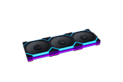 Chassi fläkt - Lian Li UNI FAN SL FLEX 120 (3-pack) with controller - Chassi fläkt - 120mm - Svart med RGB LED - 29 dBA - 12SL1F3B