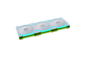 Chassi fläkt - Lian Li UNI FAN SL FLEX 120 (3-pack) with controller - Chassi fläkt - 120mm - Vit med RGB LED - 29 dBA - 12SL1F3W