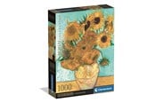 Pusselspel - Clementoni Museum Sunflowers Jigsaw Puzzle – Compact Box 1.000 pieces 2D Pussel - 39966