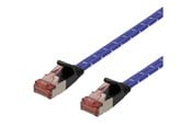 Nätverkskabel - Deltaco patch cable - 1 m - white blue - Blå - 1m - UFTP-2301