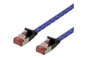 Nätverkskabel - Deltaco patch cable - 1.5 m - white blue - Blå - 1m - UFTP-2302