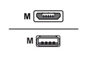 USB-kabel - Sharkoon - USB cable - Micro-USB Type B to USB - 0.5 m - 4044951015474