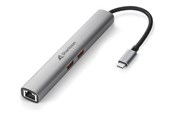 Dockning - Sharkoon OfficePal Combo Adapter - docking station - USB-C - HDMI - 1GbE - 4044951040704