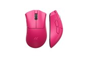 Mus - MCHOSE V7 Lightweight Ergonomic Wireless Berry Red - Gamingmus - Optic - 6 knappar - Röd - HW-V7-7