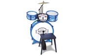 musikinstrument - Bontempi Trommesæt m/stol & elektronisk rytme +3år 3XAA bat - 525602