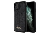 Mobile - Covers & Cases - GUESS Sequin Script Metal case for iPhone 11 / Xr - black - 3666339172770