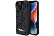 Mobile - Covers & Cases - GUESS Sequin Script Metal case for iPhone 14 / 15 / 13 - black - 3666339172831