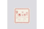Hundar - Hay zzHAY - Recycled Dogs Scarf 55 x 55 (White & Red) - AE930-D281-AS30