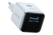 Mobile - Adapters & Chargers - Anker Nano power adapter - with smart display - USB-C - 45 watt - A121DG31
