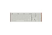 Tangentbord - Keychron K5 Ultra SE 100% 8K Keychron Milk POM Red - Gaming Tangentbord - Nordisk - Vit - K5U-P1-BO