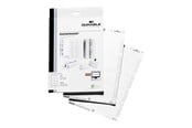 Konferens & Presentation - DURABLE BADGEMAKER - name badge cards - 200 card(s) - 54 x 90 mm - 145502