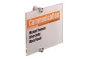 Konferens & Presentation - DURABLE CRYSTAL SIGN sign holder - transparent - 482319
